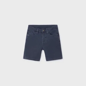 Bermuda sarga elastan marino