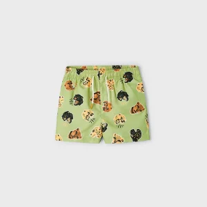 Bañador bermuda "wild" aloe