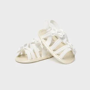 Sandalias lazo blancas