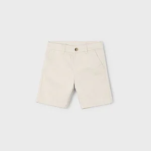 Bermuda chino sarga basico hueso