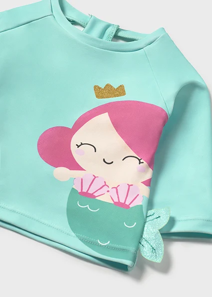 Conj. Bañador c/gorro sirena - Imagen 3