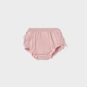 Braguita punto volantes rosa baby