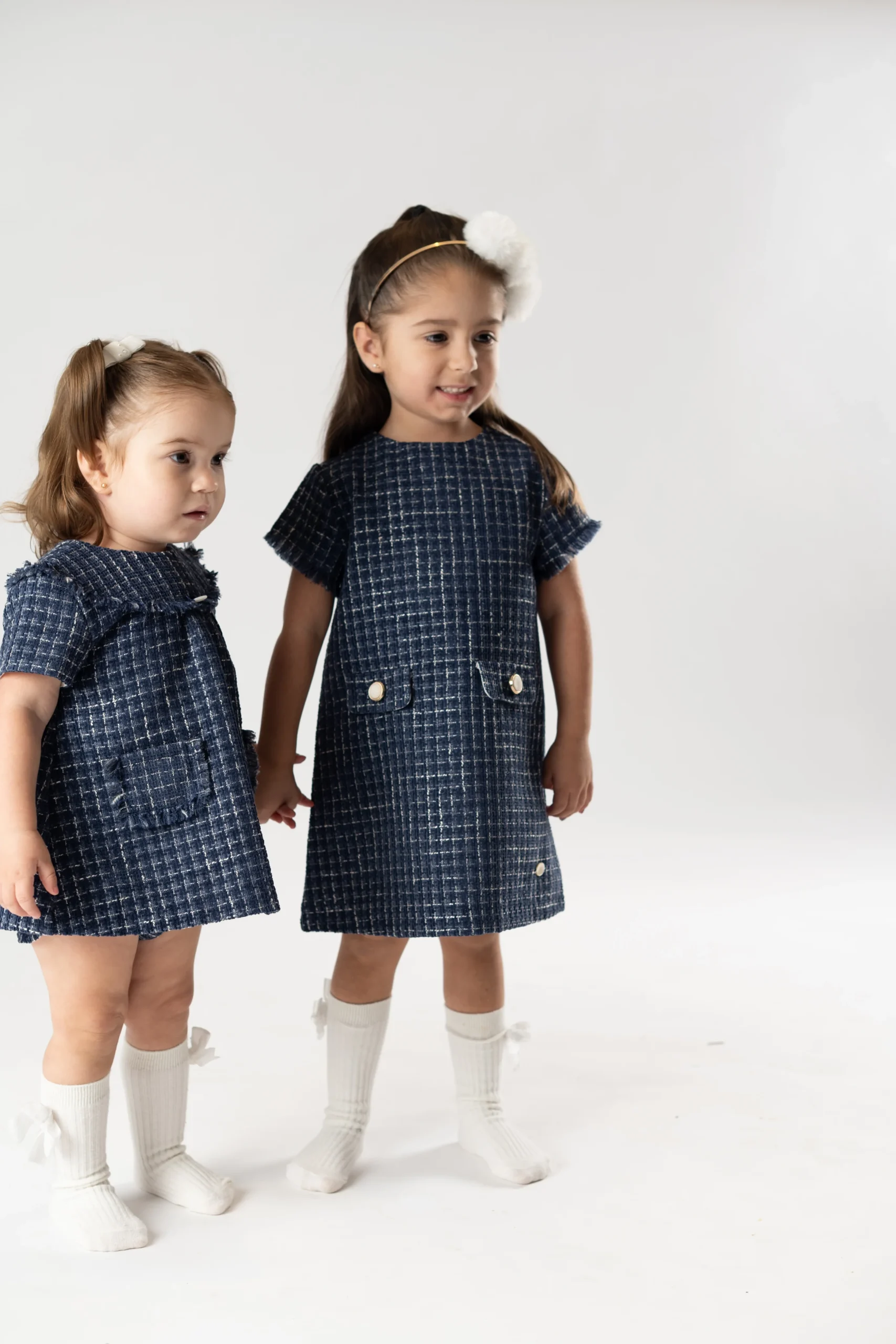 VESTIDO INFANTIL "DERBY" MARINO - Imagen 7