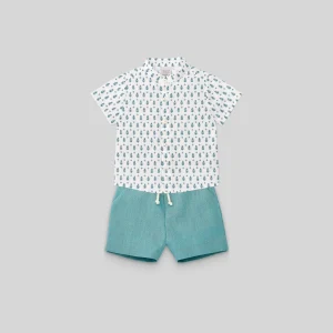 CONJ. CAMISA Y SHORT NIÑO "VILLA"