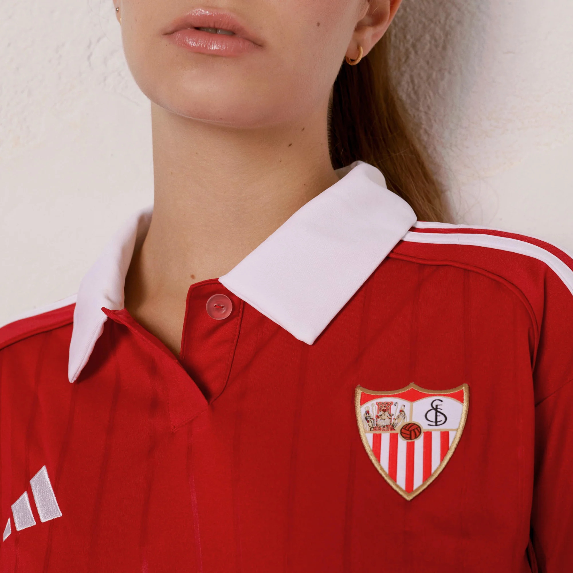 Camiseta mujer 2ª Sevilla FC 25/26 roja - Imagen 4