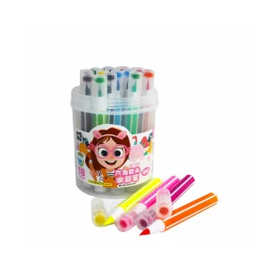 18 Marcadores con Sello + Bote