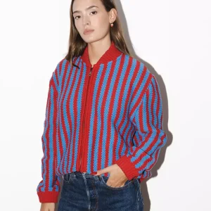 BOMBER NAPO | RED & BLUE
