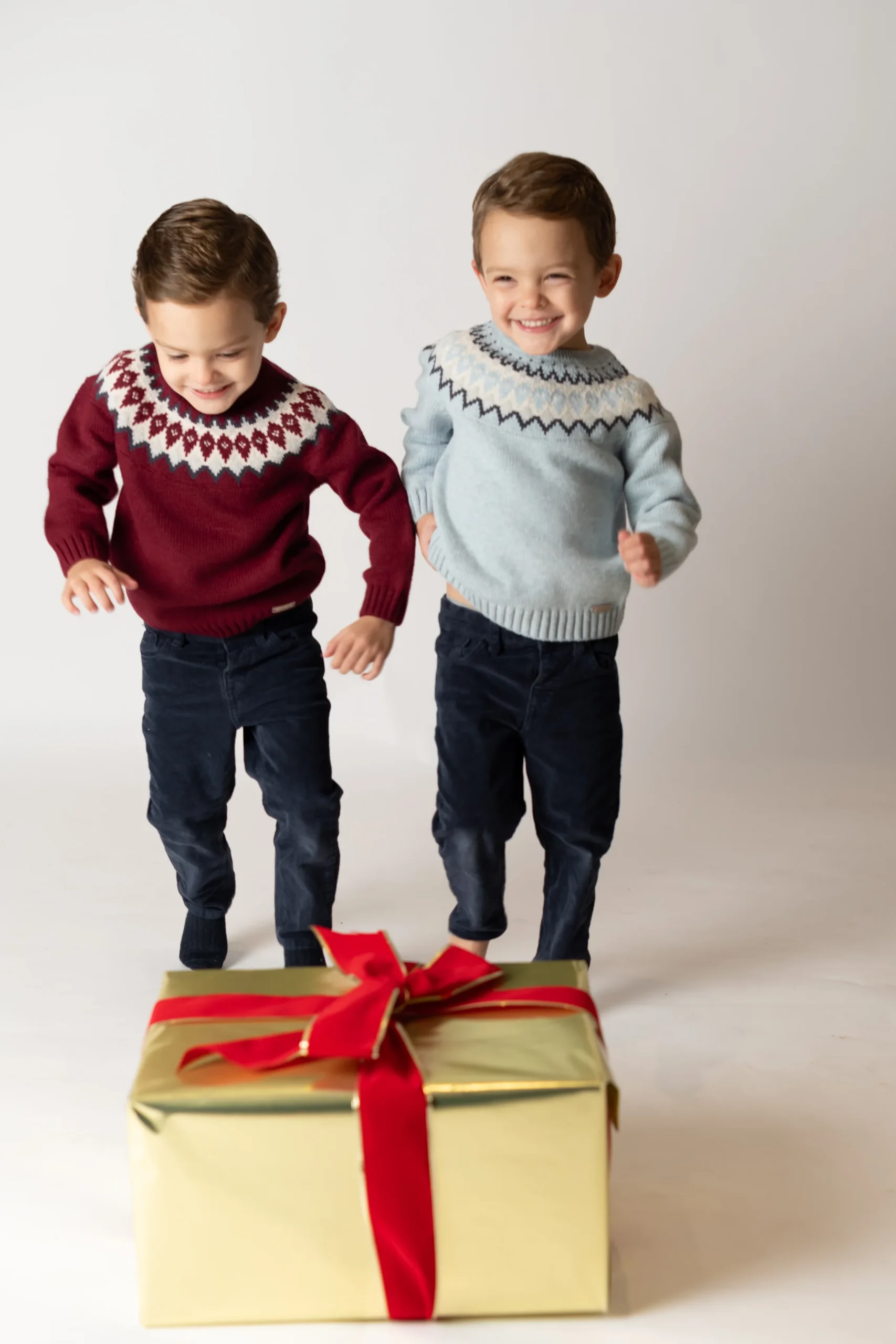 JERSEY JACQUARD "SHERWOOD" BURDEOS - Imagen 7