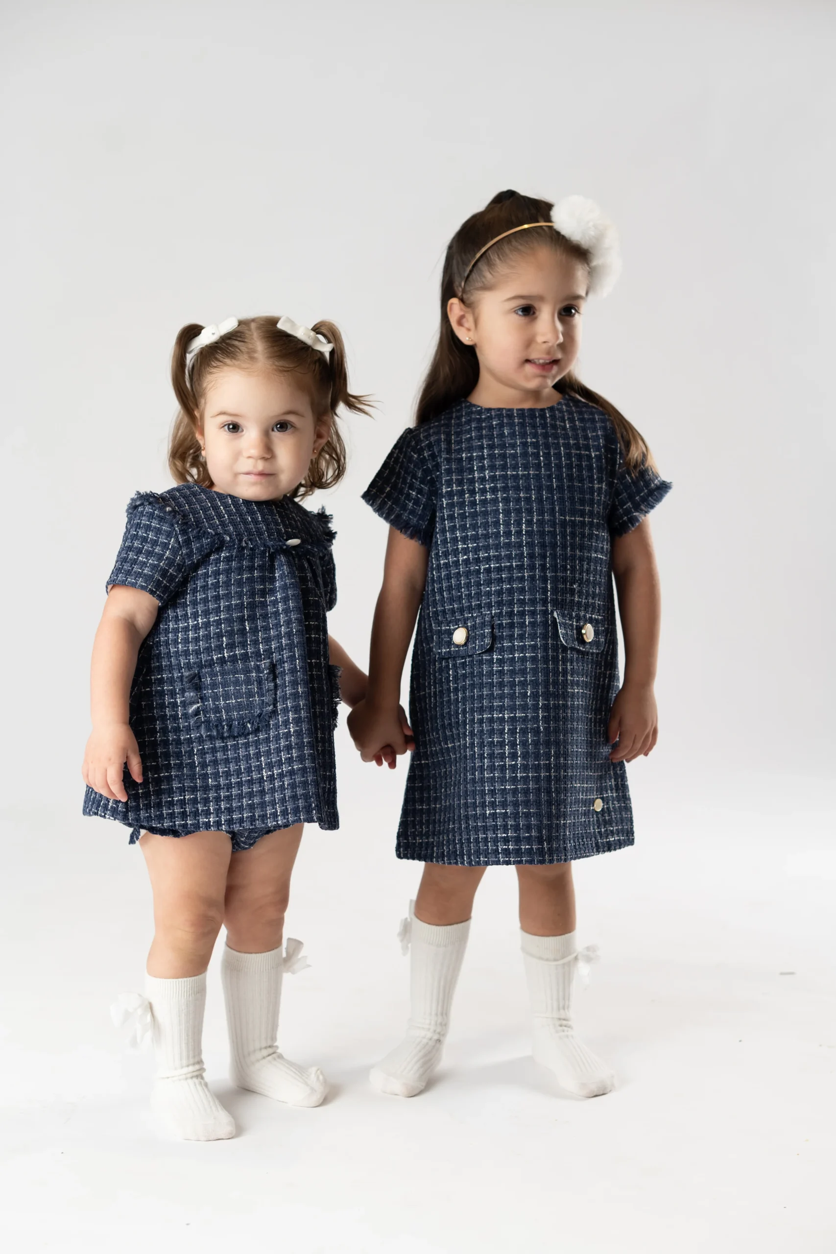 VESTIDO INFANTIL "DERBY" MARINO - Imagen 8