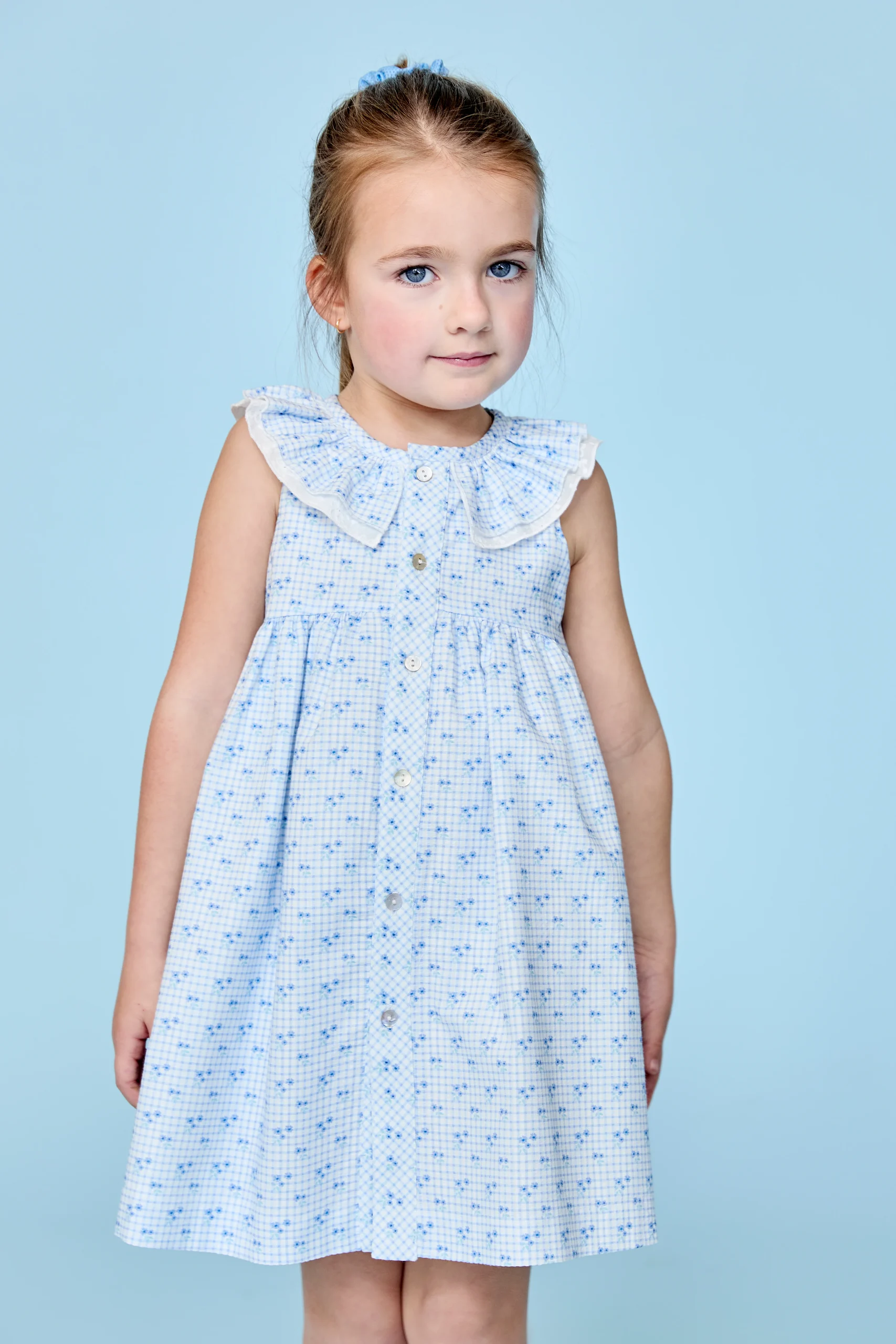 VESTIDO TELA ESTAMPADA NIÑA NOTO - Imagen 6