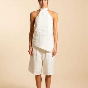 TOP HALTER | BLANCO
