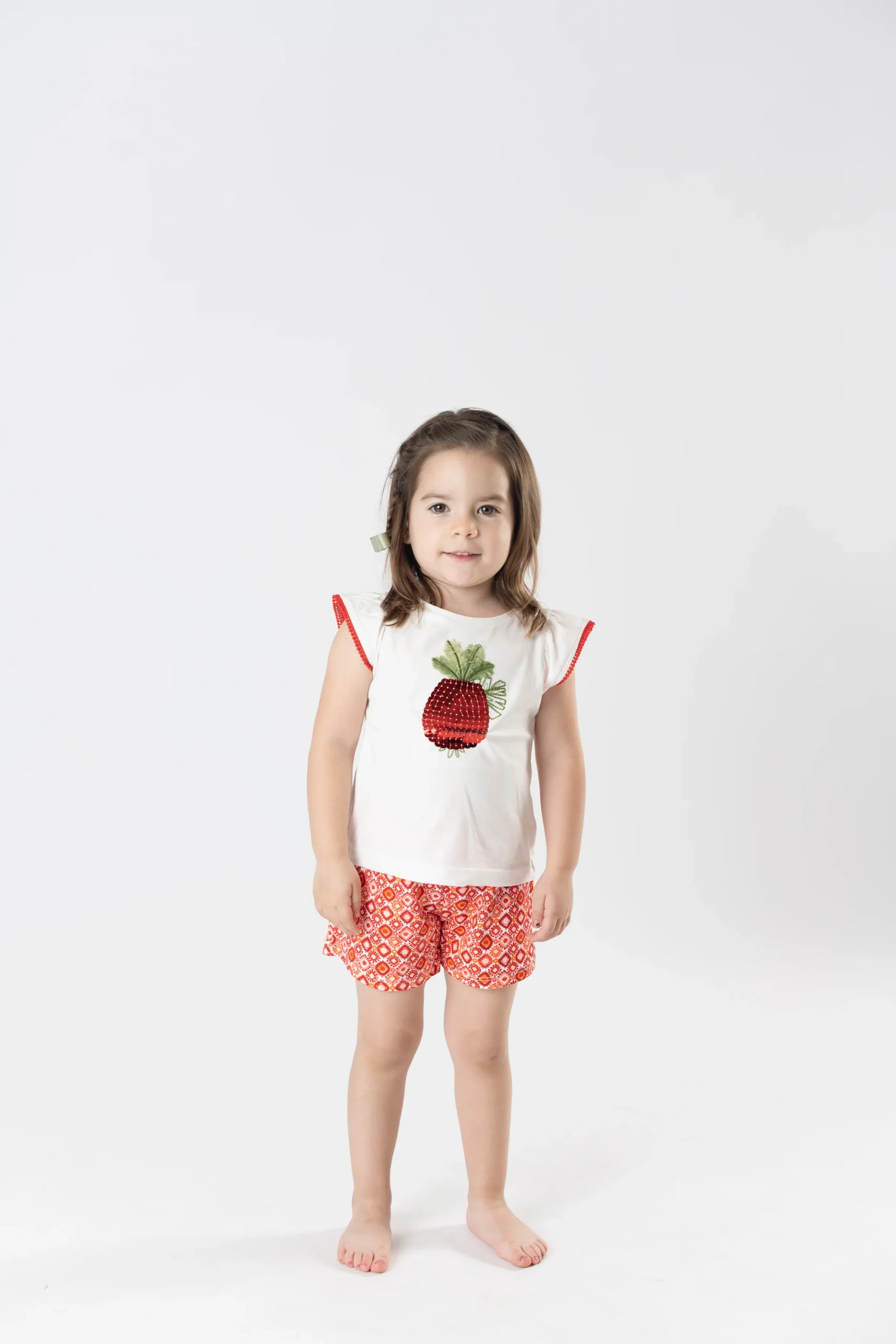 Conj. short estampado piña granadina - Imagen 5