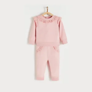 SET PANTS ROSA BRODERIE