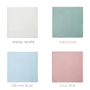 Muselina de algodon organico