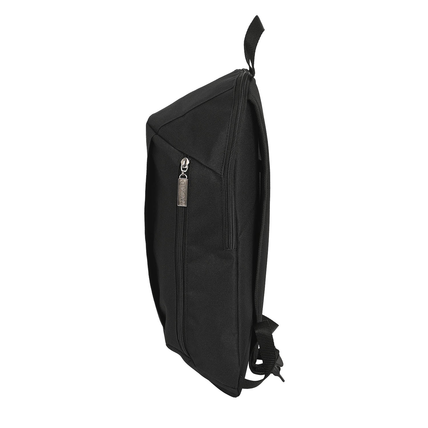 Mini Mochila negra cremallera - Imagen 3