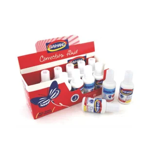 CORRECTOR LIQUIDO CON 12 PZS