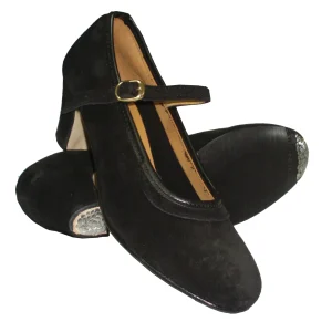 Zapato de flamenco 7233 BÁSICO ANTE HEBILLA de Intermezzo