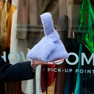 BOLSO JAPANESE KNOT | AZUL CLARO