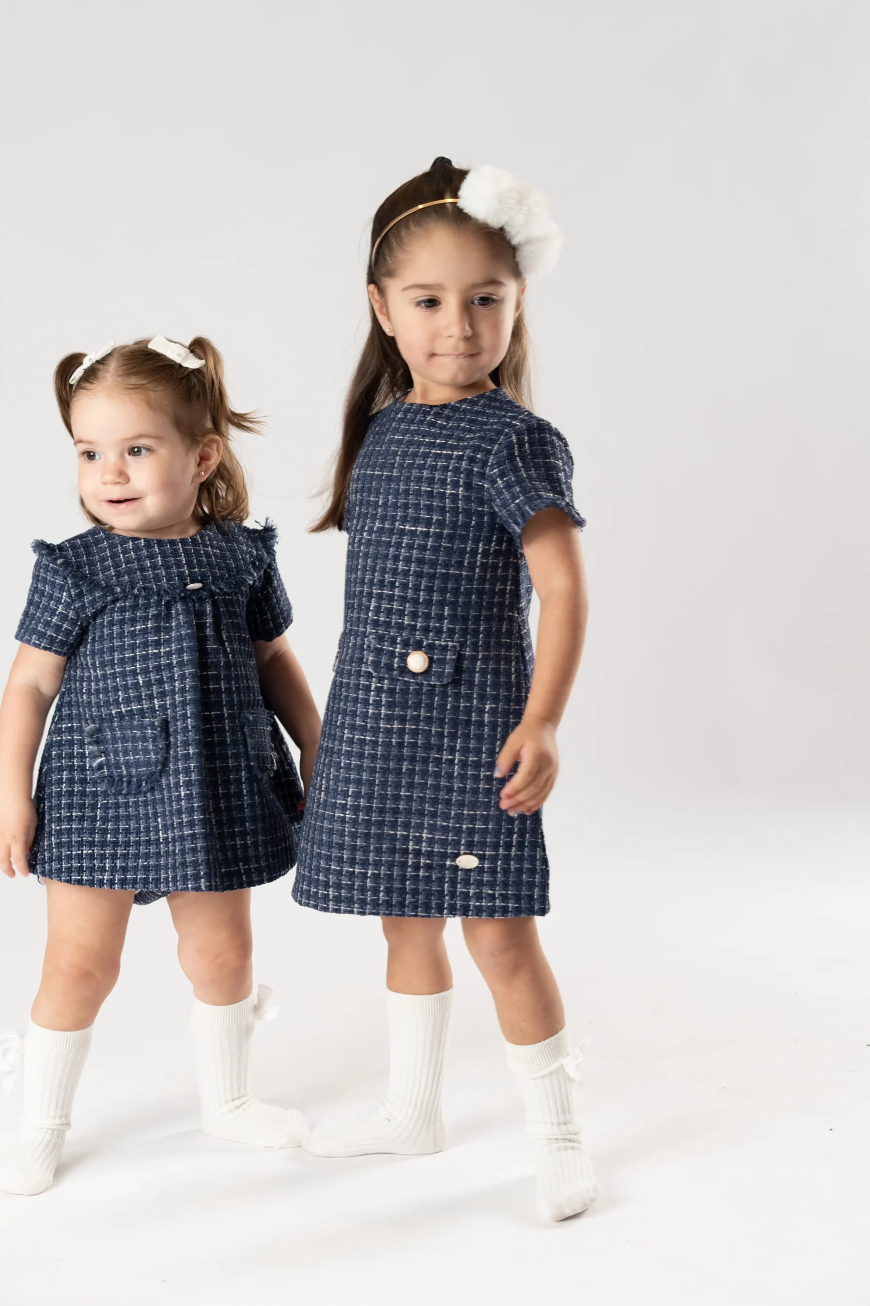 VESTIDO INFANTIL "DERBY" MARINO - Imagen 5