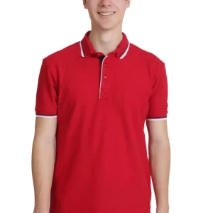 Polo Lisa con detalle en cuello