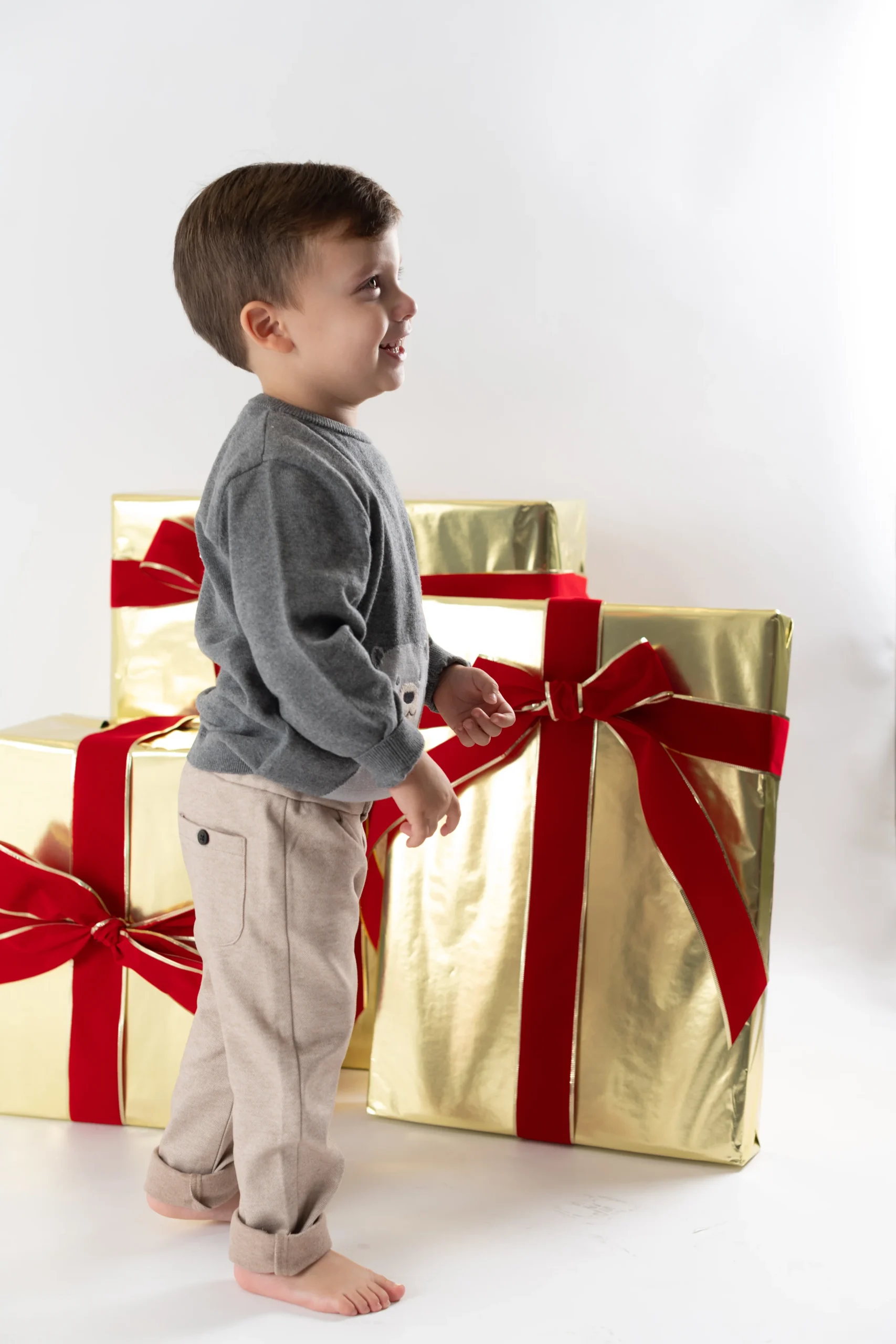 Conj. Pantalon y sueter animales beige - Imagen 8