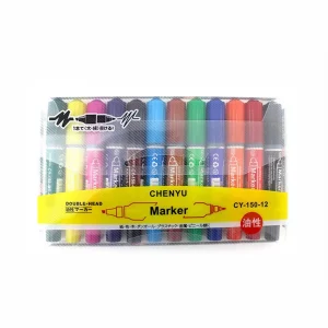 Resaltador Marcatextos Plumones 12 Colores