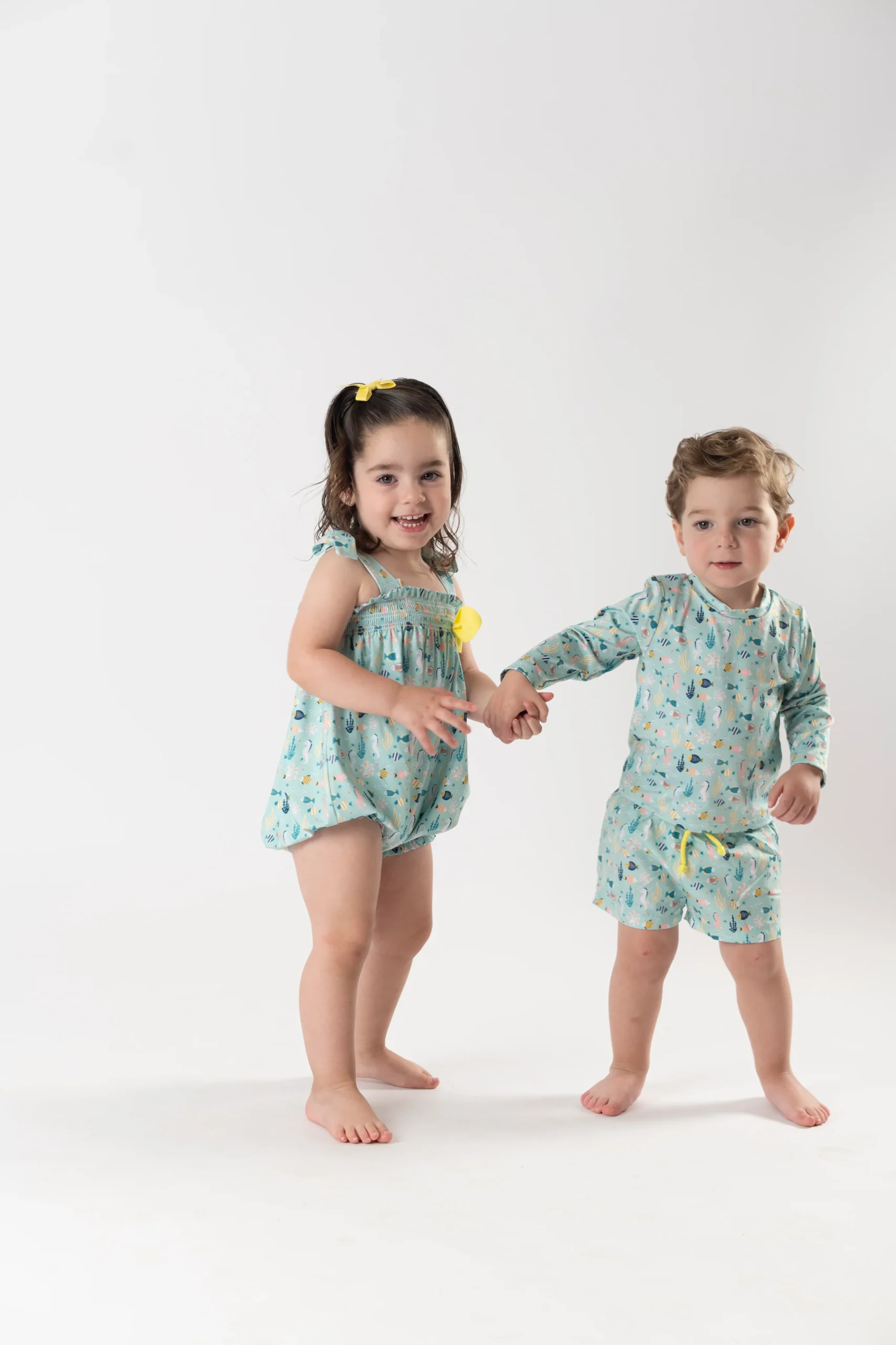 BAÑADOR NIÑO INFANTIL FONDO MARINO C/ CAMISETA - Imagen 9