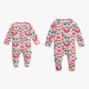 ALL A-FLUTTER MODAL FOOTIE  & COVERALL W/ RUFFLE