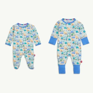 AS TRUCK WOULD HAVE IT  MAGNETIC FOOTIE & COVERALL