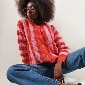 JERSEY ACARAMELADO ROJO & ROSA