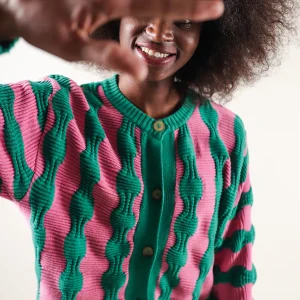 JERSEY ACARAMELADO | VERDE & FUCSIA