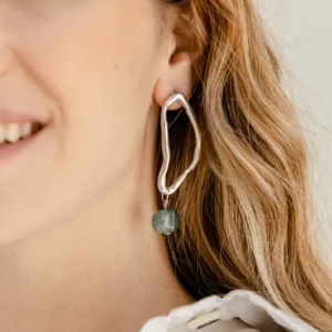 PENDIENTES ANDES CON PIEDRA