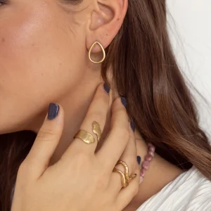 PENDIENTES GOTA | BRONCE