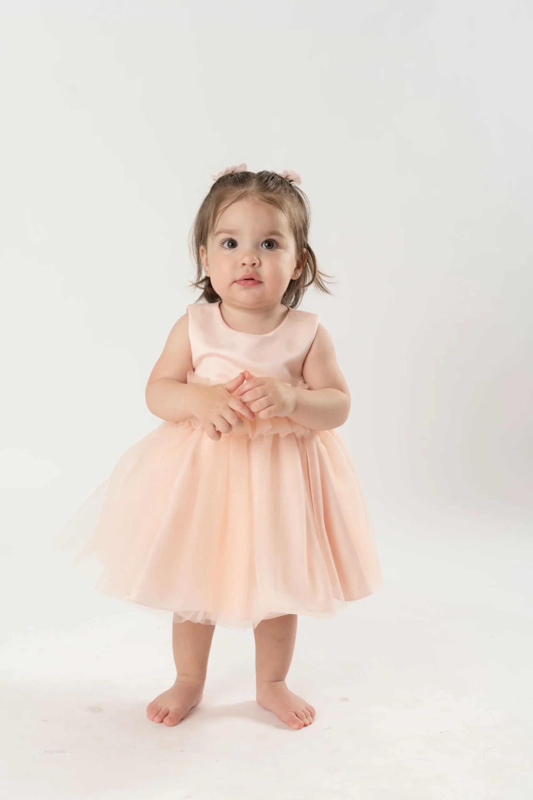 Vestido tul volantes peonia - Imagen 8