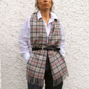 BUFANDA CUADRO ESCOCÉS GREY