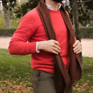 BUFANDA LISA CHOCOLATE