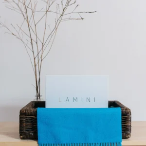 BUFANDA LISA DANUBIO BLUE