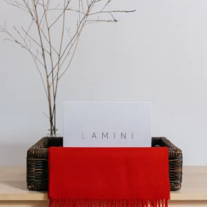 BUFANDA LISA ESCARLATA RED