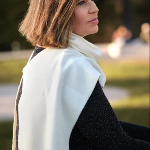 BUFANDA LISA ROYAL WHITE