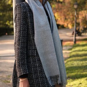 BUFANDA LISA SILVER GREY