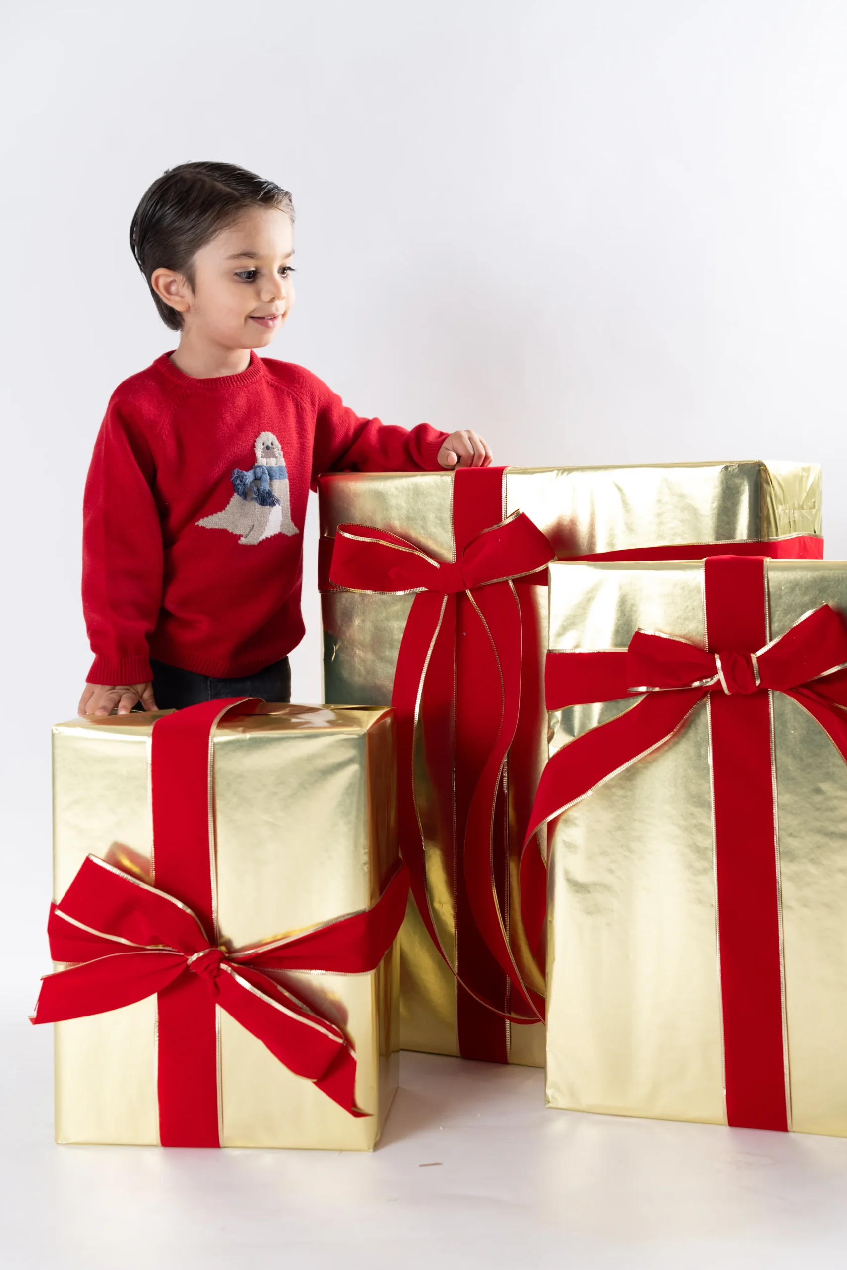 Sueter intarsia morsa rojo - Imagen 9