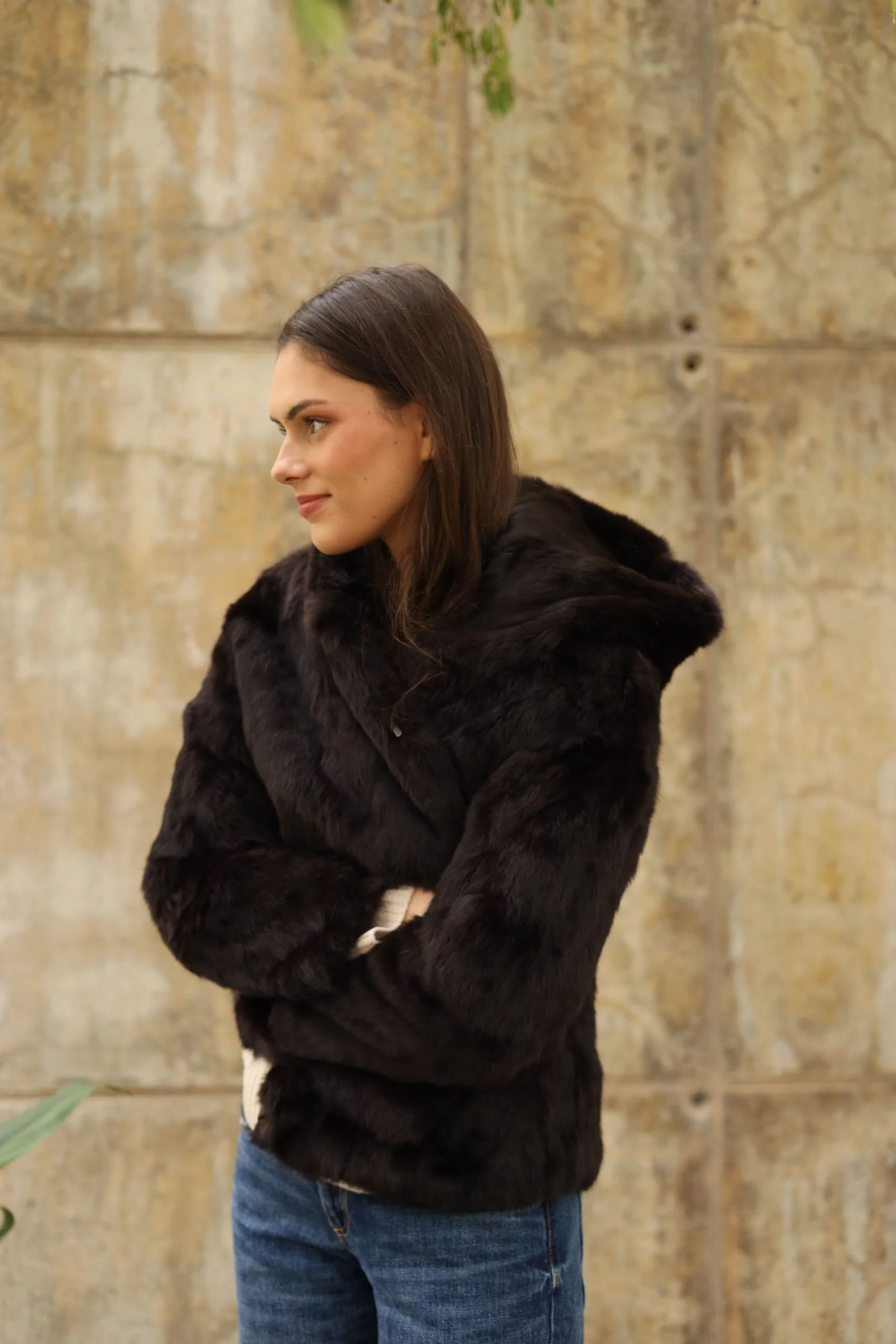 CHAQUETA CAPUCHA CONEJO - Imagen 3