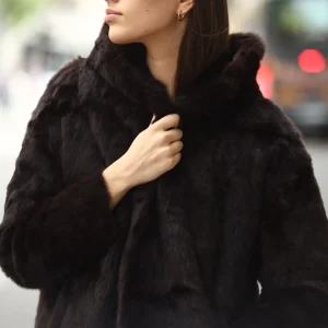 CHAQUETA CAPUCHA CONEJO