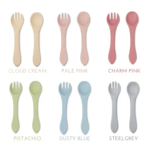 Cuchara y Tenedor Silicon