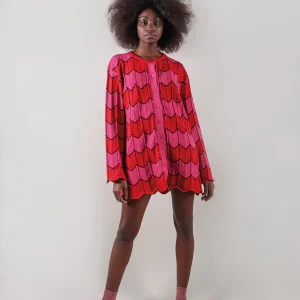 CAMISA ZAG | FUCSIA Y ROJO