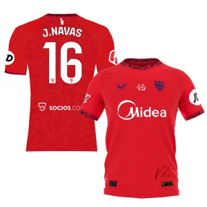 Nº 357 / 705 Última Camiseta Jesús Navas Roja
