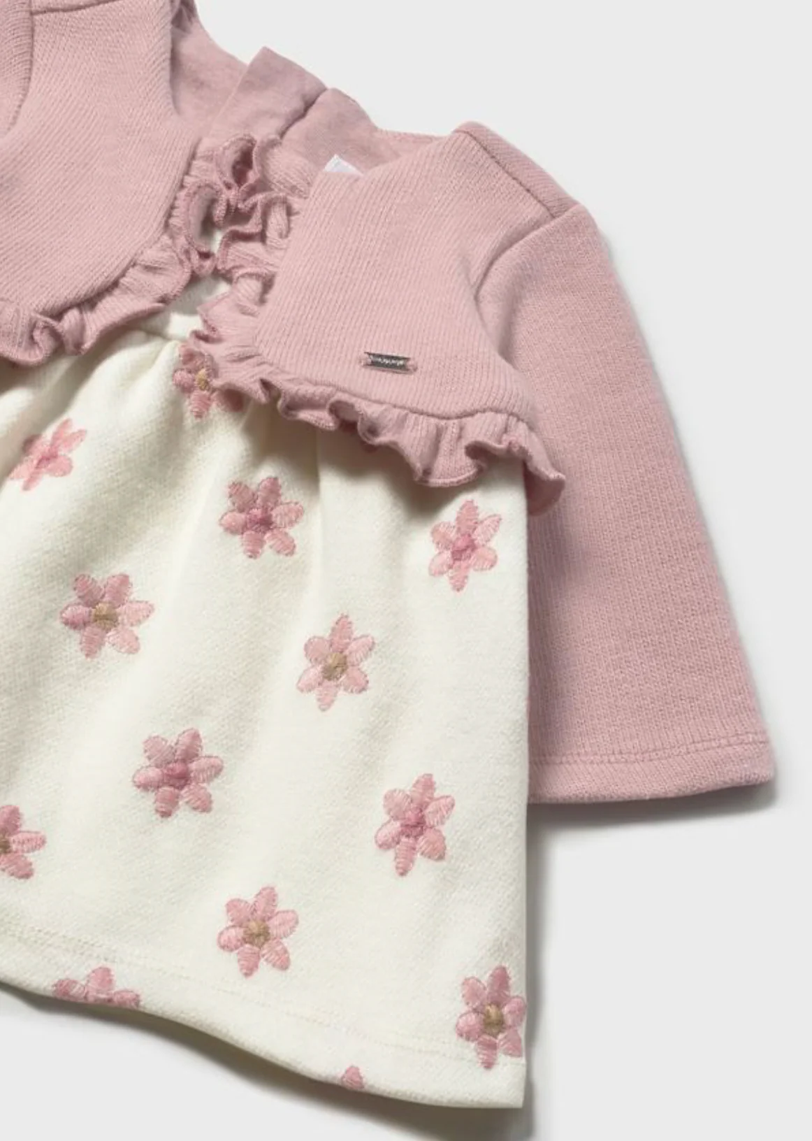 Vestido rebeca flores petalo - Imagen 3