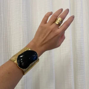 BRAZALETE PIEDRA NEGRA