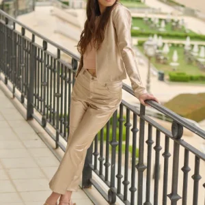 PANTALON ENGOMADO | GOLD