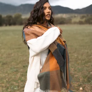 CHAL CUADROS MULTICOLOR